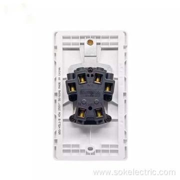 Double pole light switches 45A Neon 86*147mm